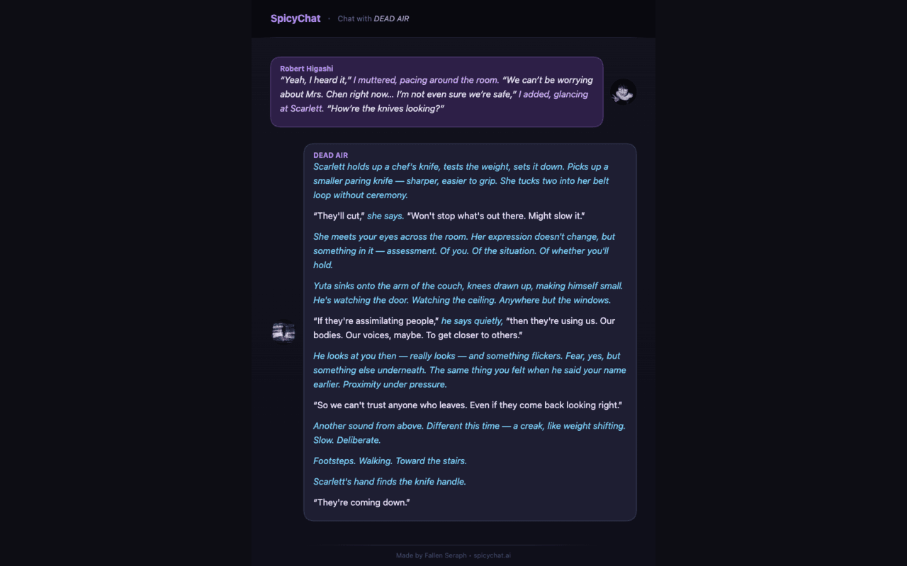 SpicyChat Share screenshot 2